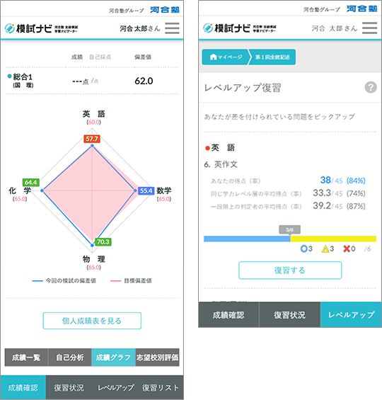 模試ナビ（河合塾 全統模試学習ナビゲーター） | 全統模試案内 | 大学 