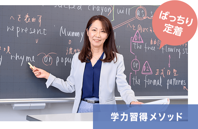 「学力習得メソッド」ばっちり定着